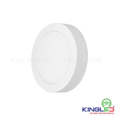 Đèn LED Ốp Trần Tròn 12W KingECO Viền Trắng EC-ONL-12-T170-T-T