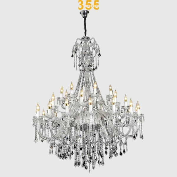 Đèn Chùm DC1057T32 – Tuyệt Tác Pha Lê Thông Tầng Tôn Vinh Không Gian Sống