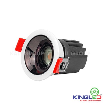 Đèn LED Âm Trần Rọi Tourmaline 7W KingLED Đơn Sắc
