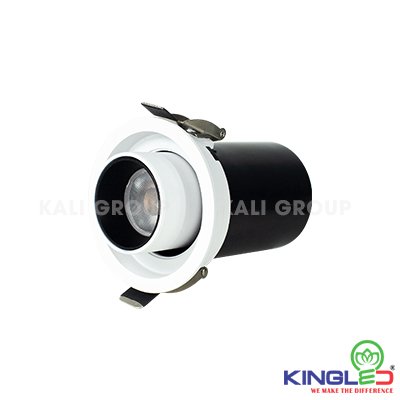 Đèn LED Âm Trần Kéo Xoay 7W KingLED DLKX-7SS-T
