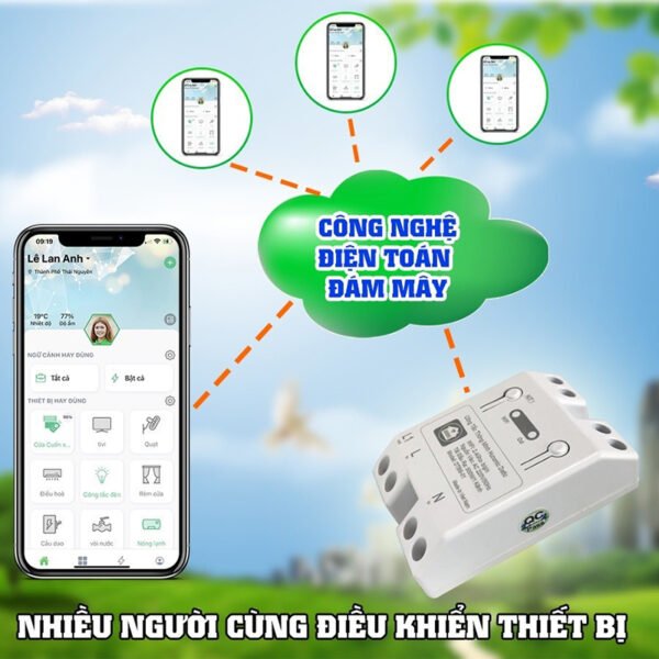 Công Tắc Thông Minh điều khiển từ xa Hunonic Datic Basic