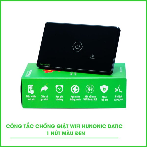Công Tắc Chống Giật Wifi Hunonic Datic